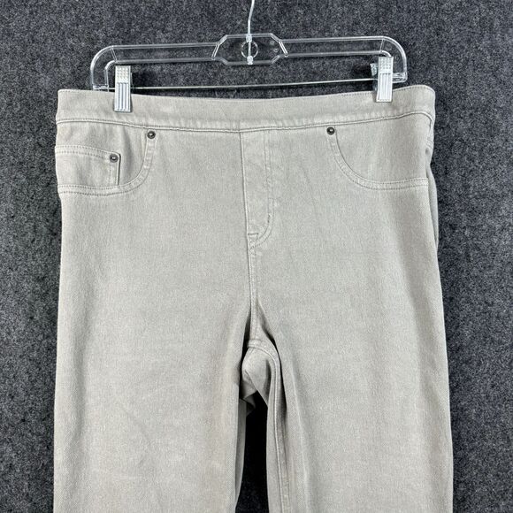Spanx Flattering Denim Leggings Women's Extra Large Gray Denim - Picture 2 of 10